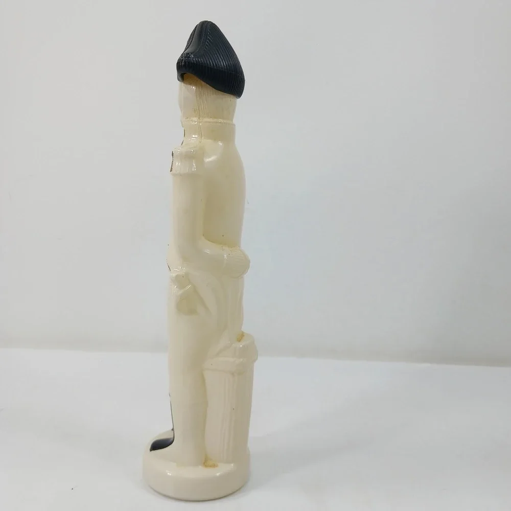 Vintage Old Spice Admiral Cologne Figural Decanter Naval Officer Bottle 9.75in